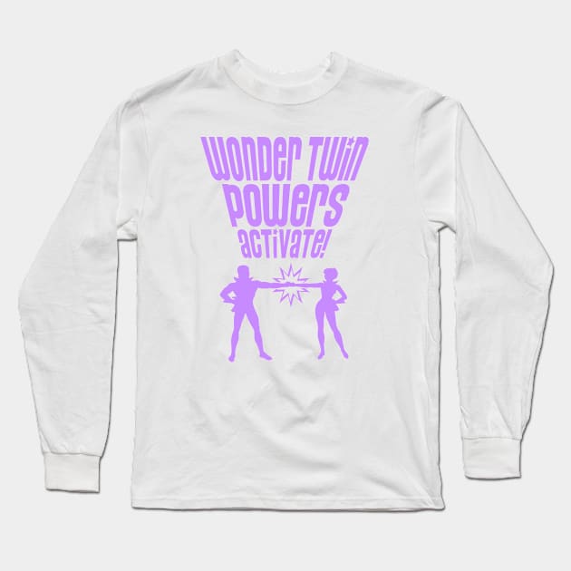 WONDER TWINS - 4.0 Long Sleeve T-Shirt by ROBZILLA